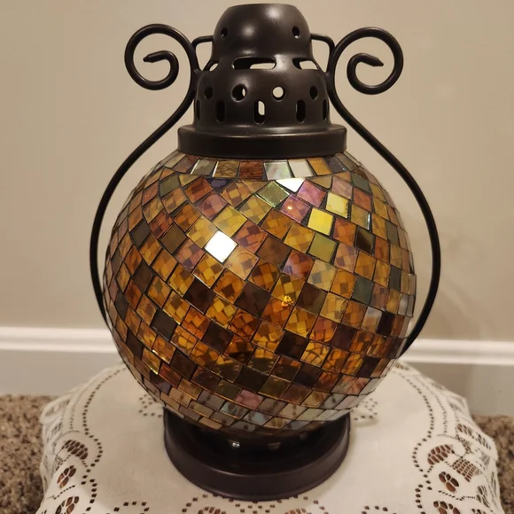 PartyLite Global Fusion Mosaic Candle Lantern #P9238 (Retired) - Picture 5 of 11